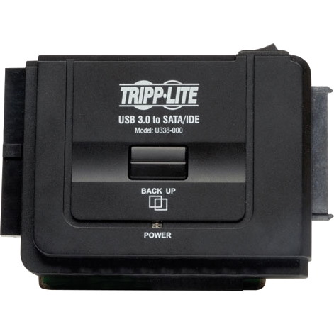 Eaton Tripp Lite Series USB 3.0 SuperSpeed to Serial ATA (SATA) and IDE Adapter for 2.5 in. or 3.5 in. Hard Drives