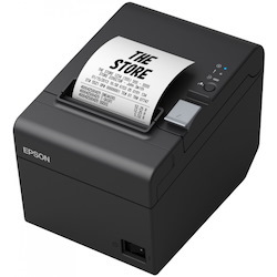 Epson TM-T20III Direct Thermal Printer - Monochrome - Portable - Receipt Print - USB - Serial - Black - 9.84 in/s Mono - 3.15" Label Width