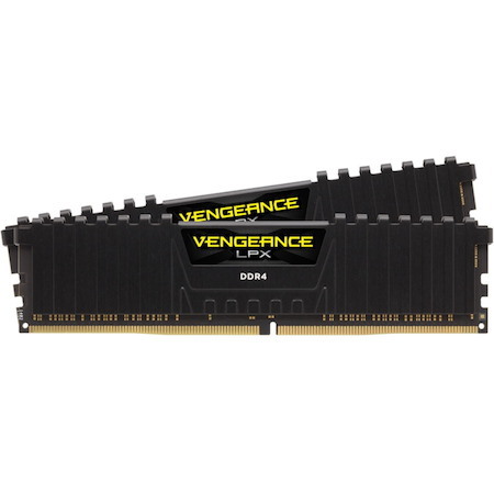Corsair Vengeance LPX 16GB (2 x 8GB) DDR4 DRAM 3200MHz C16 Memory Kit - Black