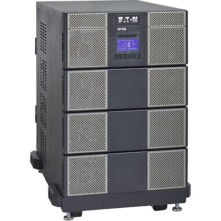 Eaton 9PXM UPS, 16kVA scaleable to 16kVA, Hardwired input, Receptacle Output, 208-240V, Rack/Tower, 14U