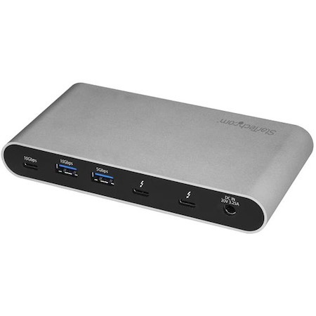 StarTech.com Thunderbolt/USB Hub - Thunderbolt - External - Silver, Black
