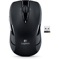 Logitech M545 Mouse - Radio Frequency - USB - Optical - Black