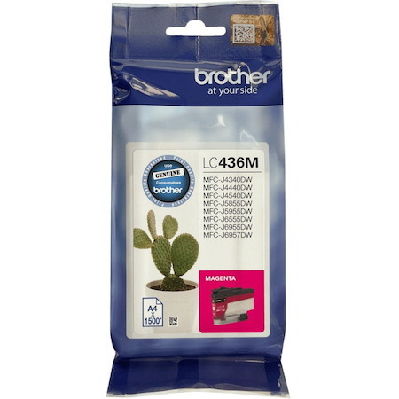 Brother LC436M Original Inkjet Ink Cartridge - Single Pack - Magenta - 1 Pack