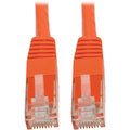 Eaton Tripp Lite Series Cat6 Gigabit Molded (UTP) Ethernet Cable (RJ45 M/M), PoE, Orange, 100 ft. (30.5 m)