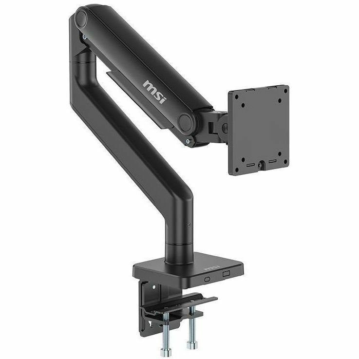 MSI Mounting Arm for Monitor, Flat Panel Display, Curved Screen Display - Matt Black