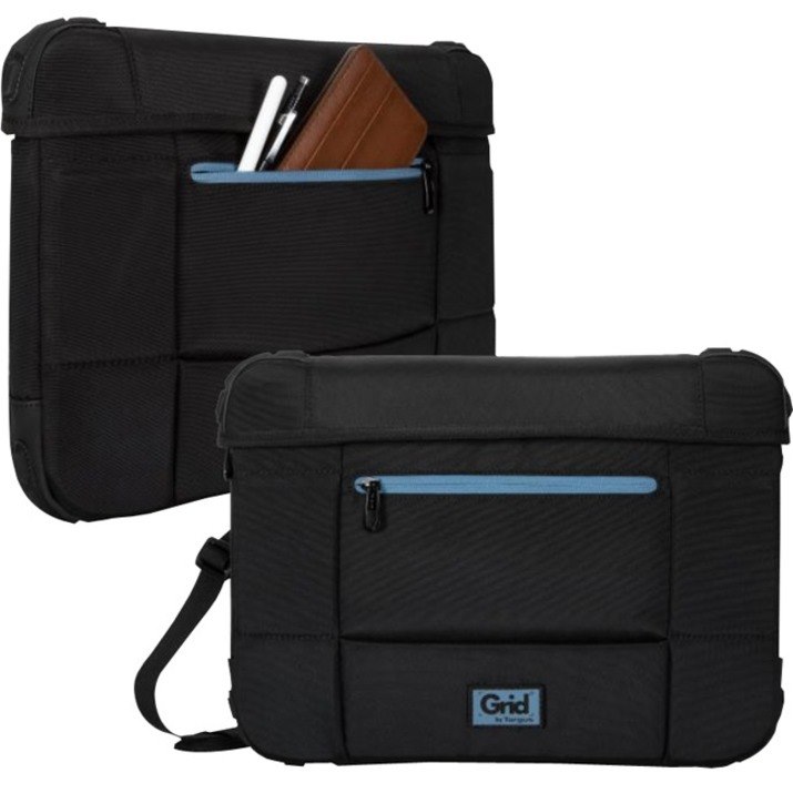 Targus Grid TBS654GL Carrying Case (Slipcase) for 33 cm (13") to 35.6 cm (14") Notebook - Black