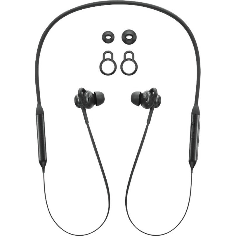 Lenovo Wireless Earbud, Behind-the-neck Stereo Earset - Black