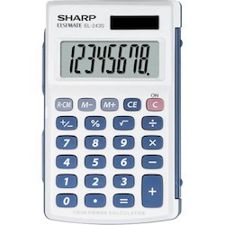 Sharp Elsi Mate EL243S Simple Calculator