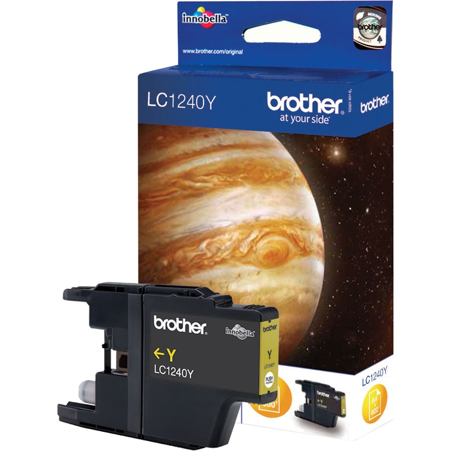 Brother LC1240Y Original Inkjet Ink Cartridge - Yellow - 1 Pack