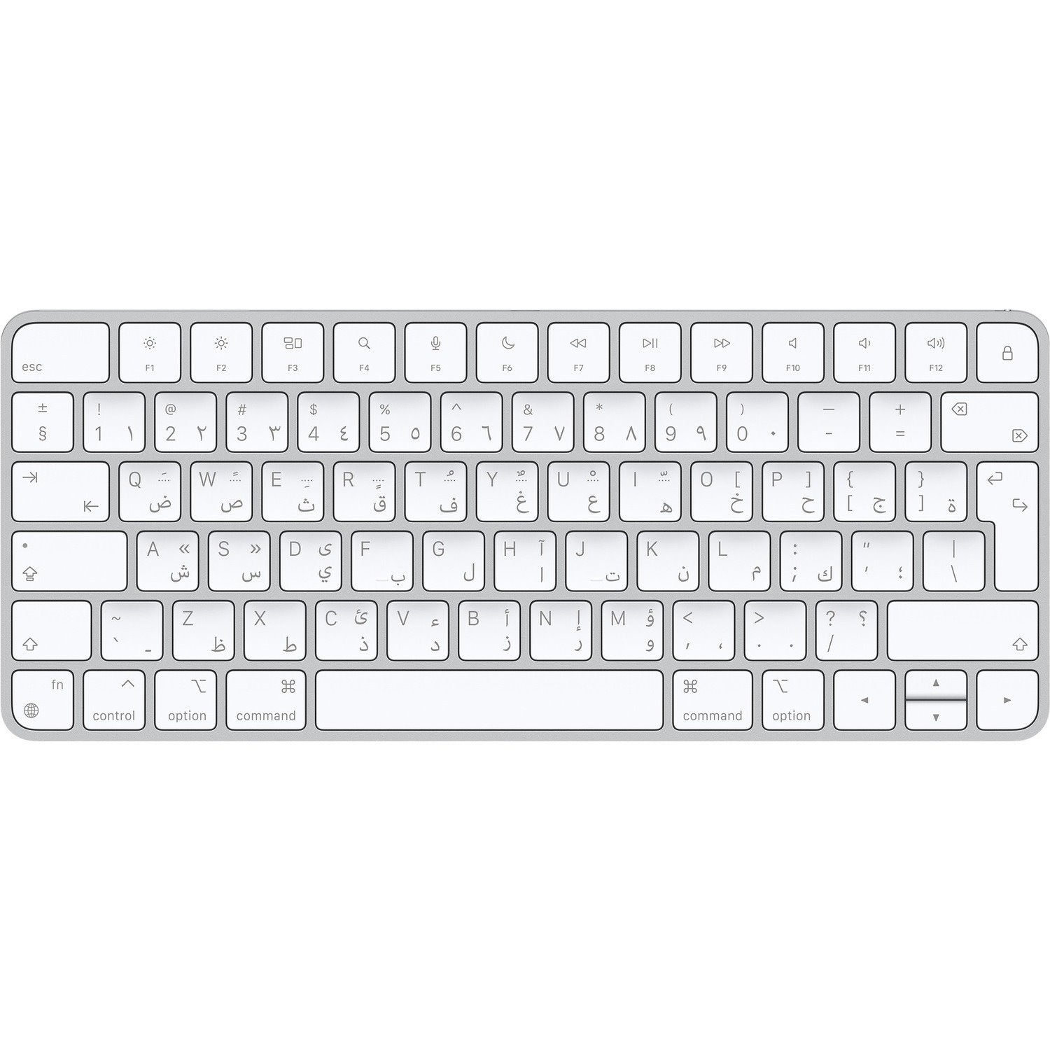 Apple Magic Keyboard - Wired/Wireless Connectivity - Lightning Interface - White