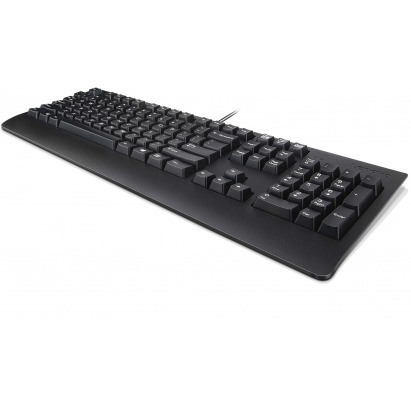 Lenovo Preferred Pro II Keyboard - Cable Connectivity - USB Interface - German - QWERTZ Layout - Black