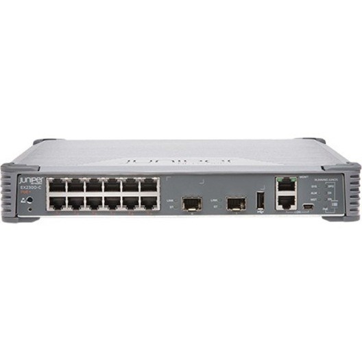 Juniper EX2300-C EX2300-C-12P 12 Ports Manageable Layer 3 Switch - Gigabit Ethernet, 10 Gigabit Ethernet - 10/100/1000Base-T, 10GBase-X