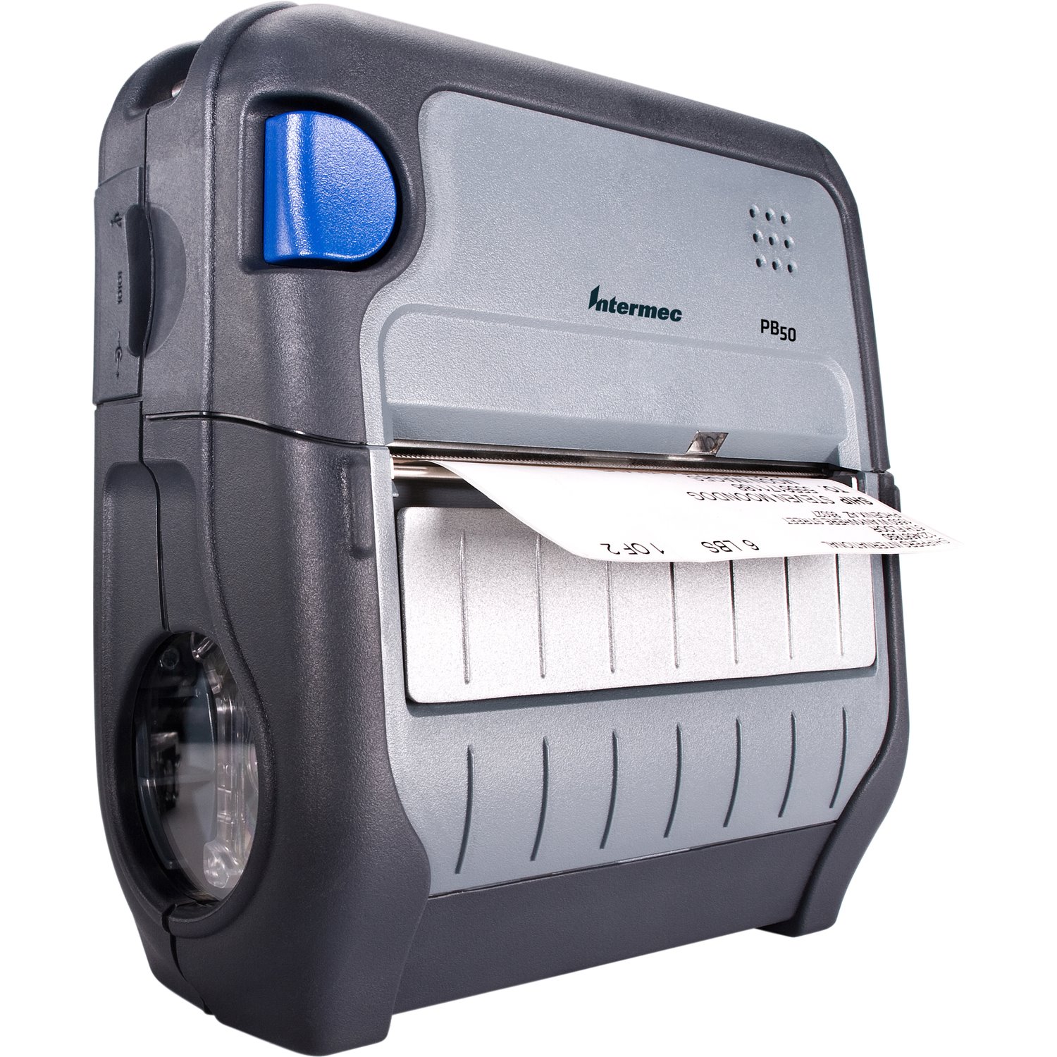 Intermec PB50 Direct Thermal Printer - Monochrome - Portable - Label Print - USB - Serial - Bluetooth