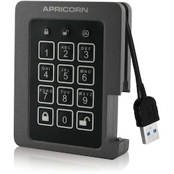 Apricorn Aegis Padlock ASSD-3PL256-240F 240 GB Rugged Solid State Drive - External