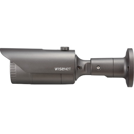 Wisenet QNO-6022R 2 Megapixel Outdoor HD Network Camera - Color - Bullet - Dark Gray