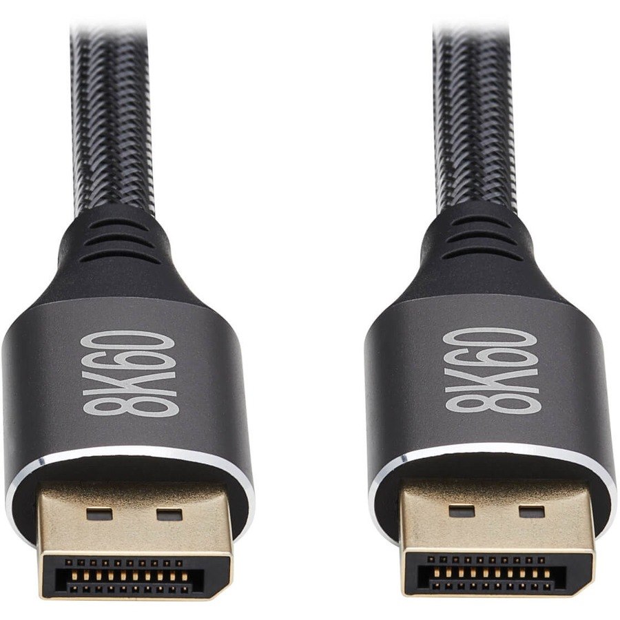 Tripp Lite by Eaton DisplayPort Cable with Latching Connectors (M/M), 8K 60 Hz, HDR, HBR3, 4:4:4, HDCP 2.2, 9 ft. (2.7 m)