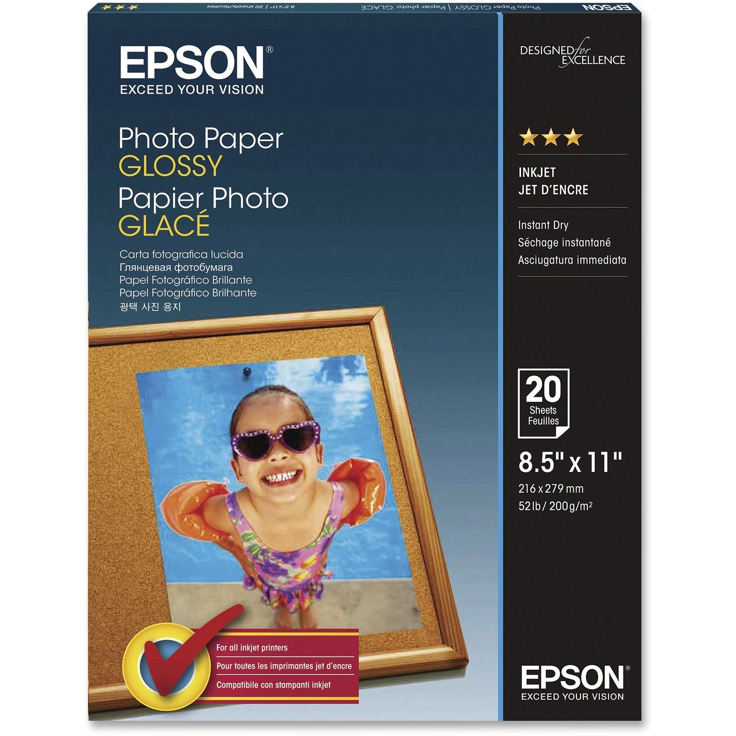 Epson Inkjet Photo Paper - White