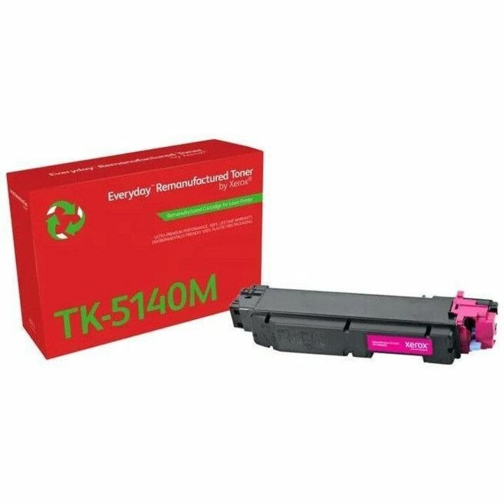 Xerox Everyday Remanufactured Standard Yield Laser Toner Cartridge - Alternative for Kyocera TK-5140M - Magenta Pack