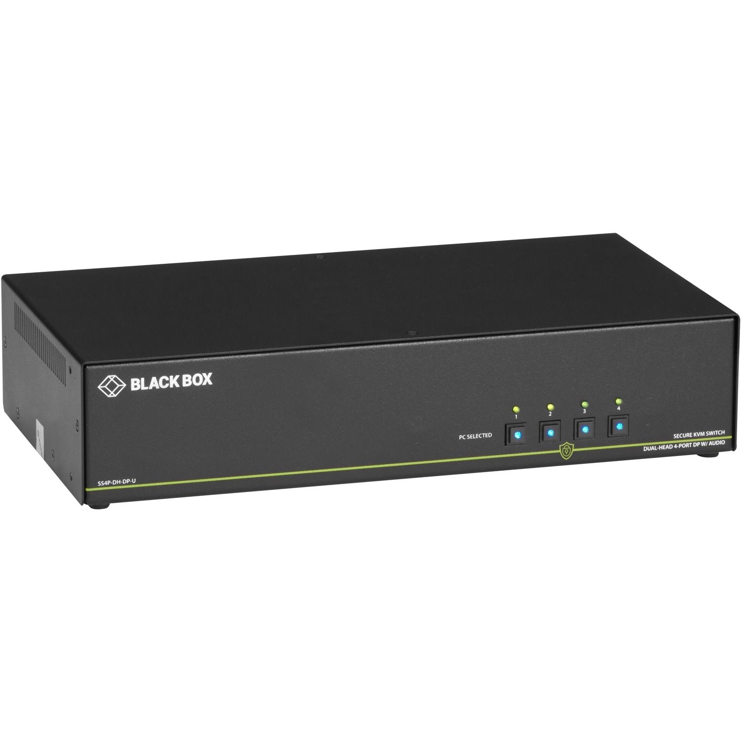 Black Box NIAP 3.0 Secure 4-Port Dual-Head HDMI KVM Switch