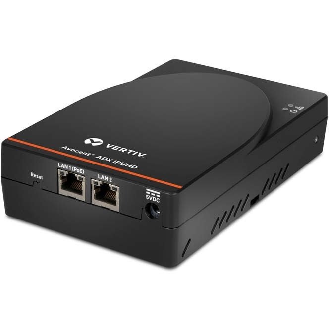 Vertiv Avocent IPUHD 4K IP KVM Device | IT Management | Remote KVM Access | KVM over IP| 4K | Native USB-C | HDMI, DP, MiniDP Adapters | 2-Year Factory Warranty - Optional Extended Warranty Available (ADX-IPUHD-400)