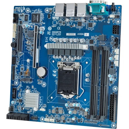 Gigabyte MX33-BS0 Desktop Motherboard - Intel C252 Chipset - Socket LGA-1200 - Micro ATX