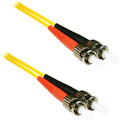 ENET 8M ST/ST Duplex Single-mode 9/125 OS1 or Better Yellow Fiber Patch Cable 8 meter ST-ST Individually Tested