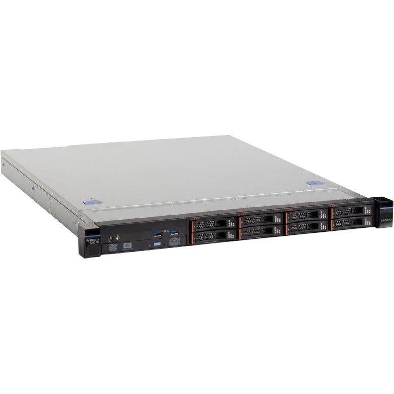 Lenovo System x x3250 M6 3943K3U 1U Rack-mountable Server - 1 x Intel Xeon E3-1230 v5 3.40 GHz - 16 GB RAM - 12Gb/s SAS, Serial ATA Controller