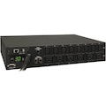 Tripp Lite by Eaton 5.5kW Single-Phase Switched PDU - LX Interface, 208/230V Outlets (8 C13 & 6 C19), L6-30P Input, 15 ft. (4.57 m) Cord, 2U Rack-Mount, TAA