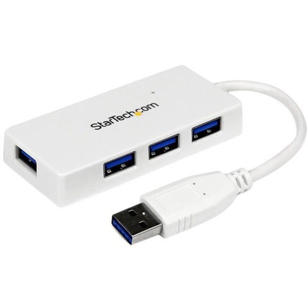 StarTech.com USB Hub - USB - External - White