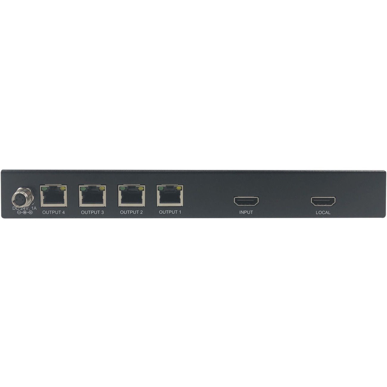 Eaton Tripp Lite Series 1x4 HDMI over Cat6 Splitter for Medical Applications, 4K 60 Hz, HDR, 4:4:4, PoC, 230 ft. (70 m), TAA