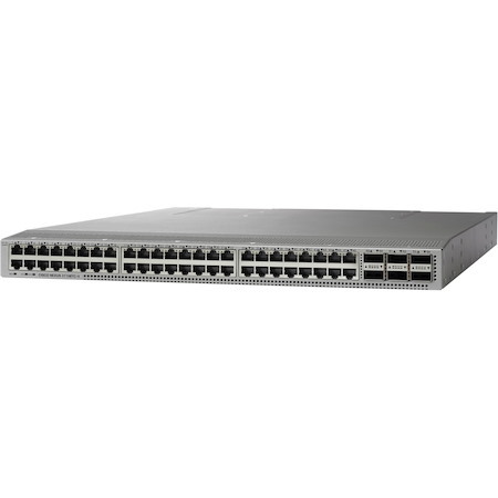 Cisco Nexus 3000 31108TC-V 48 Ports Manageable Ethernet Switch - 40 Gigabit Ethernet, 10 Gigabit Ethernet - 10GBase-T, 40GBase-X - Refurbished