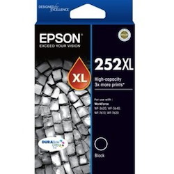 Epson DURABrite Ultra 252XL Original High Yield Inkjet Ink Cartridge - Black - 1 Pack
