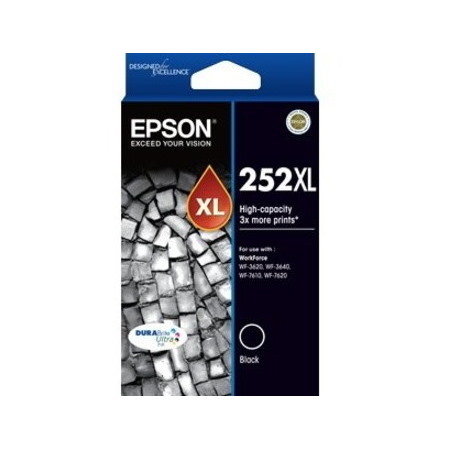 Epson DURABrite Ultra 252XL Original High Yield Inkjet Ink Cartridge - Black - 1 Pack