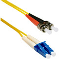 ENET 5M ST/LC Duplex Single-mode 9/125 OS1 or Better Yellow Fiber Patch Cable 5 meter ST-LC Individually Tested