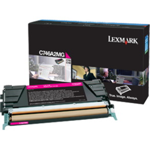 Lexmark Standard Yield Laser Toner Cartridge - Magenta - 1 / Pack