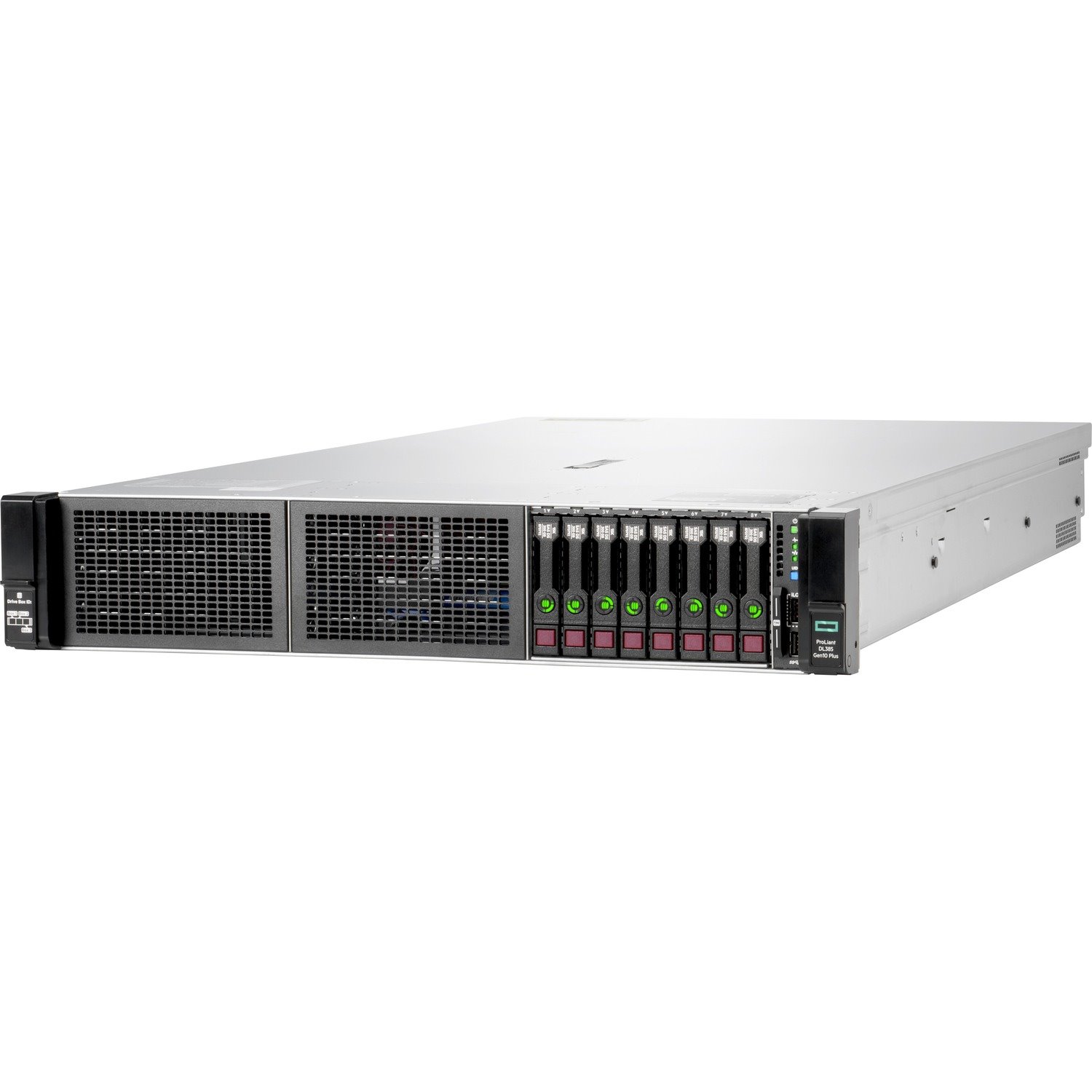 HPE ProLiant DL385 G10 Plus 2U Rack Server - 1 x AMD EPYC 7702 2 GHz - 32 GB RAM - 12Gb/s SAS Controller