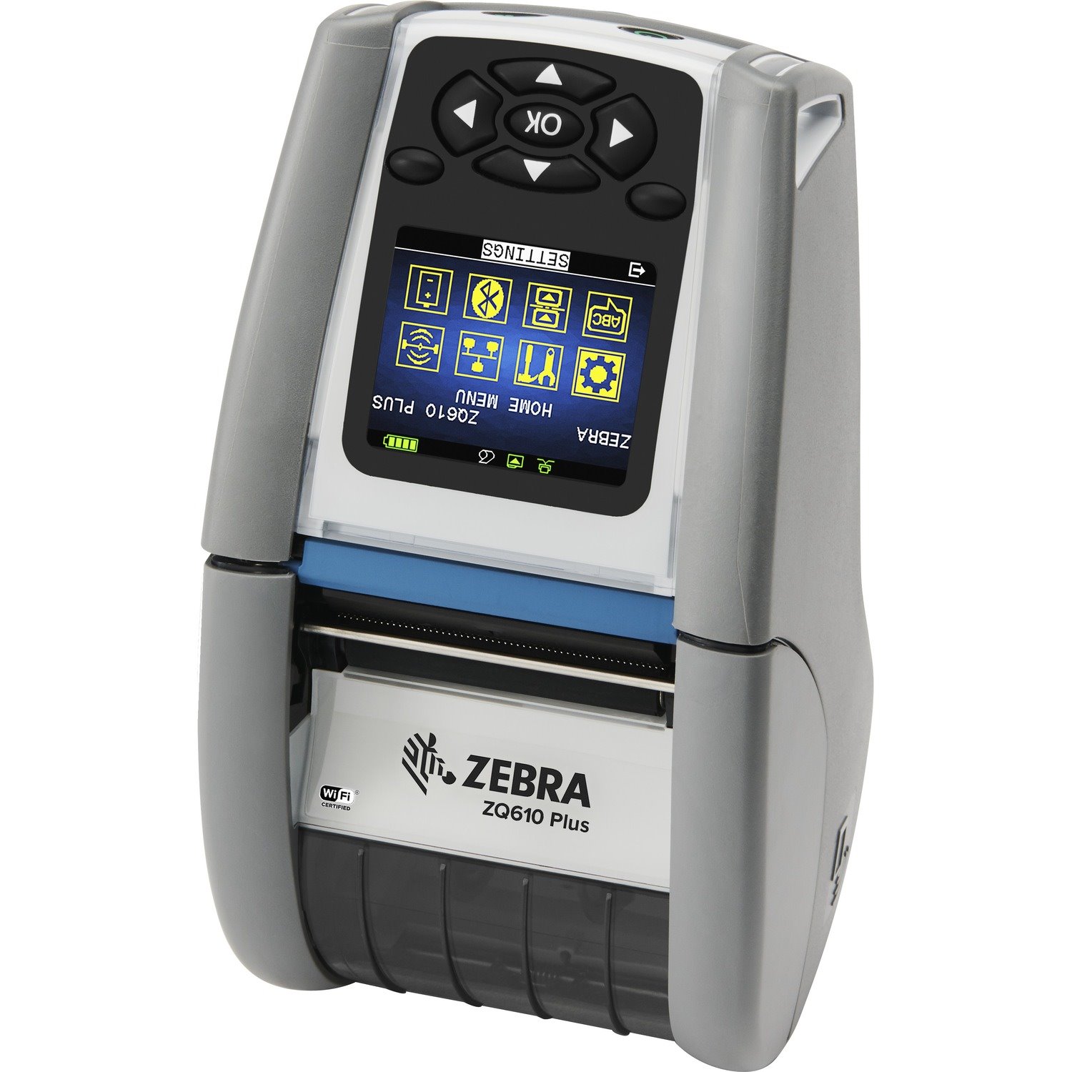 Zebra ZQ610 Plus-HC Desktop, Industrial, Mobile Direct Thermal Printer - Monochrome - Label/Receipt Print - Bluetooth - Wireless LAN - Near Field Communication (NFC)