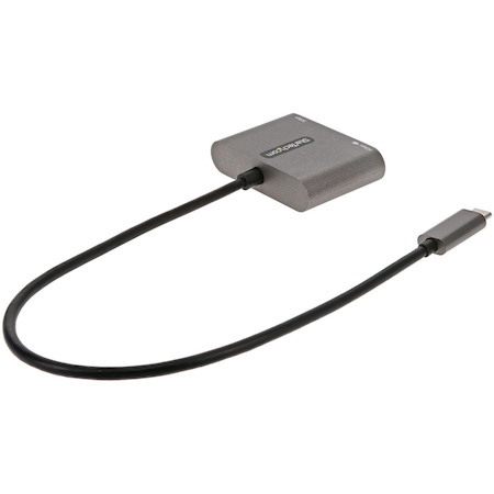 StarTech.com USB C Multiport Adapter, USB-C to HDMI 4K, 100W PD Pass-Through, USB 3.0 Hub 5Gbps (1xC/1xA), USB-C Mini Dock/Travel Dock