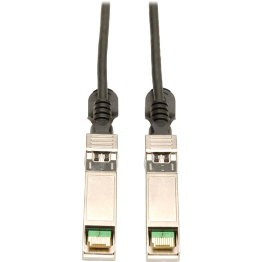 Tripp Lite 1M SFP+ 10Gbase-CU Twinax Passive Copper Cable SFP-H10GB-CU1M Compatible Black 3ft 3'