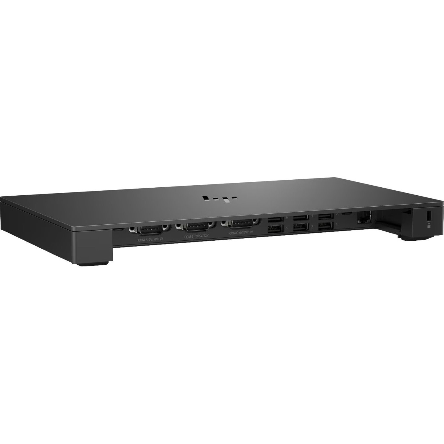 HP USB Type C Docking Station for POS System - Memory Card Reader - microSD - 120 W - Black