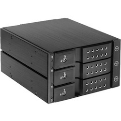 iStarUSA BPN-DE230P Drive Enclosure for 5.25" 12Gb/s SAS, SATA/600 Internal - Black