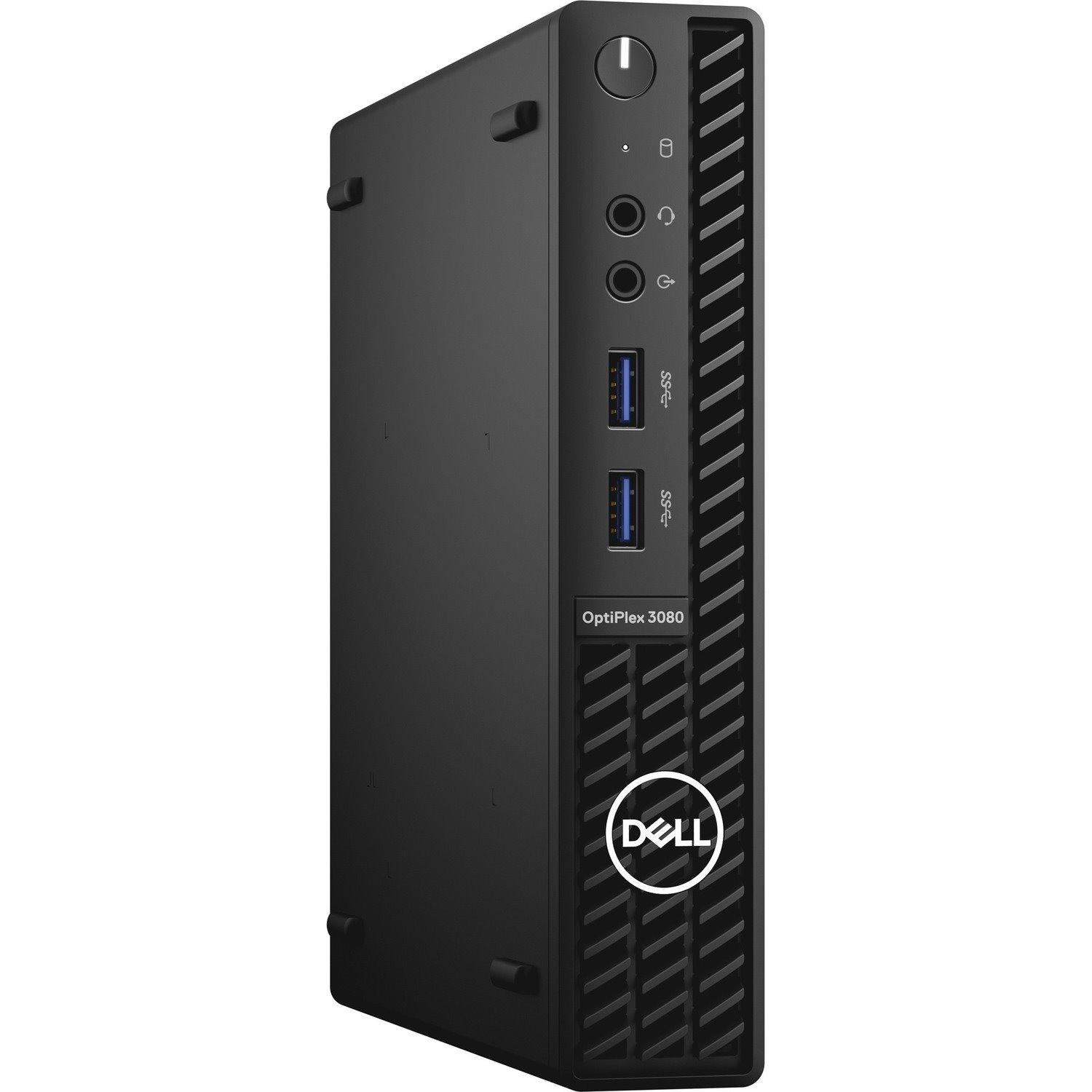 Dell OptiPlex 3000 3080 Desktop Computer - Intel Core i5 10th Gen i5-10500T - 8 GB - 256 GB SSD - Micro PC - Black