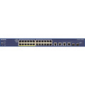 Netgear ProSafe FS728TLP 24 Ports Ethernet Switch - 10/100Base-TX, 10/100/1000Base-T
