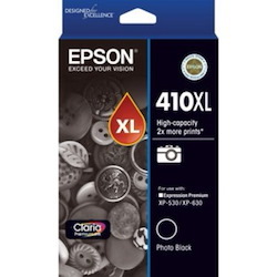 Epson Claria 410XL Original High Yield Inkjet Ink Cartridge - Photo Black Pack
