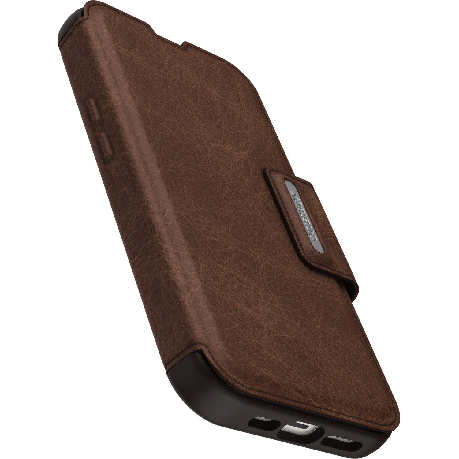 OtterBox Strada Carrying Case (Folio) Apple iPhone 14 Smartphone - Espresso (Brown)