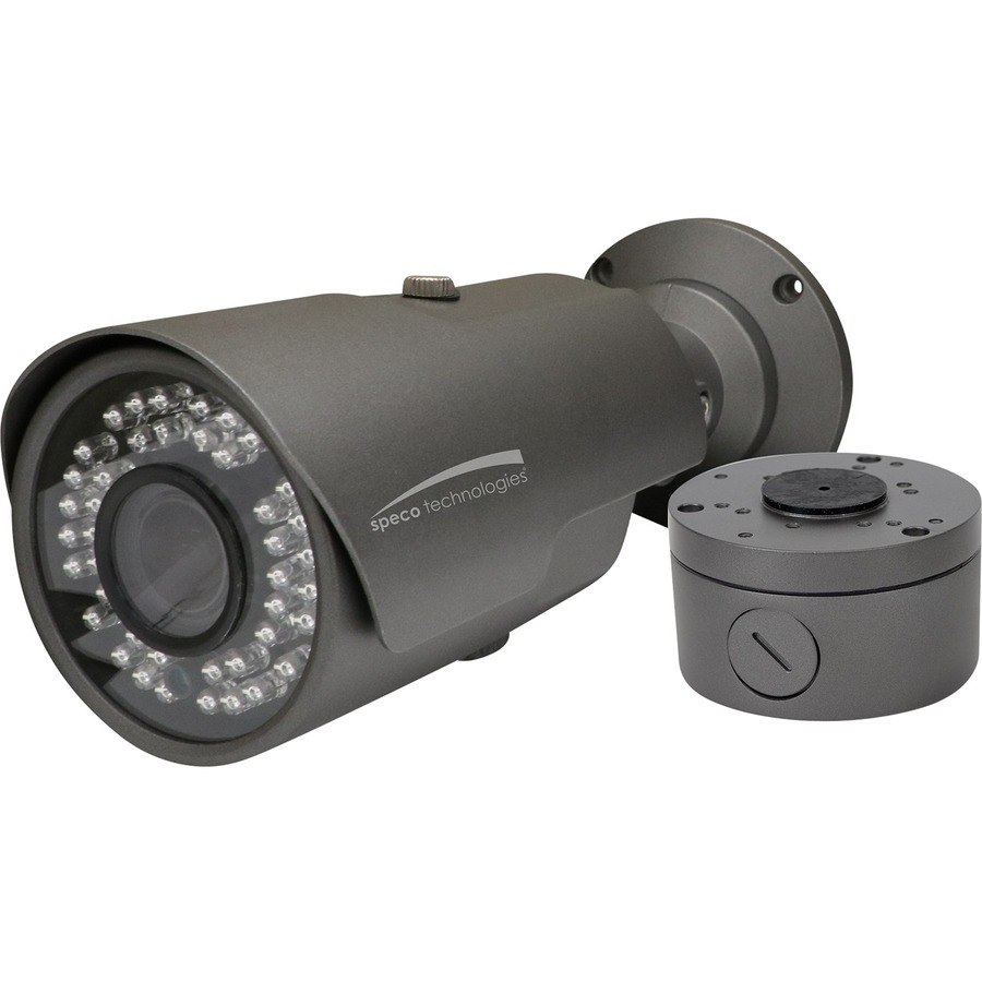 Speco Intense-IR HT7040TM 2 Megapixel Outdoor Full HD Surveillance Camera - Color - Bullet - Dark Gray - TAA Compliant