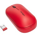 Kensington SureTrack Mouse - Bluetooth/Radio Frequency - USB 2.0 - Optical - 3 Button(s) - Red - 1 Pack - TAA Compliant