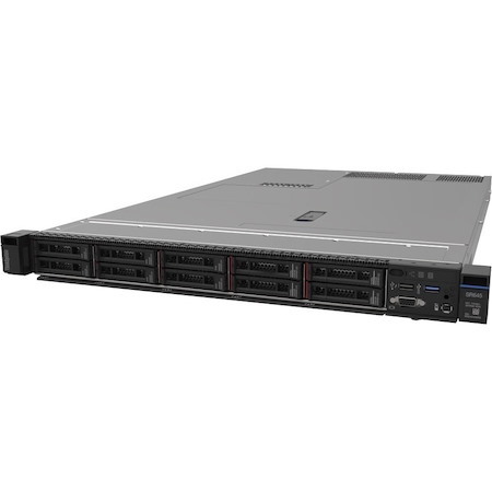 Lenovo ThinkSystem SR645 7D2X100ANA 1U Rack Server - 1 x AMD EPYC 7513 2.60 GHz - 32 GB RAM - 1.92 TB SSD - (1 x 1.92TB) SSD Configuration - 12Gb/s SAS Controller