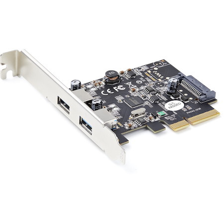 StarTech.com USB Adapter - PCI Express 3.0 x4 - Plug-in Card - Black
