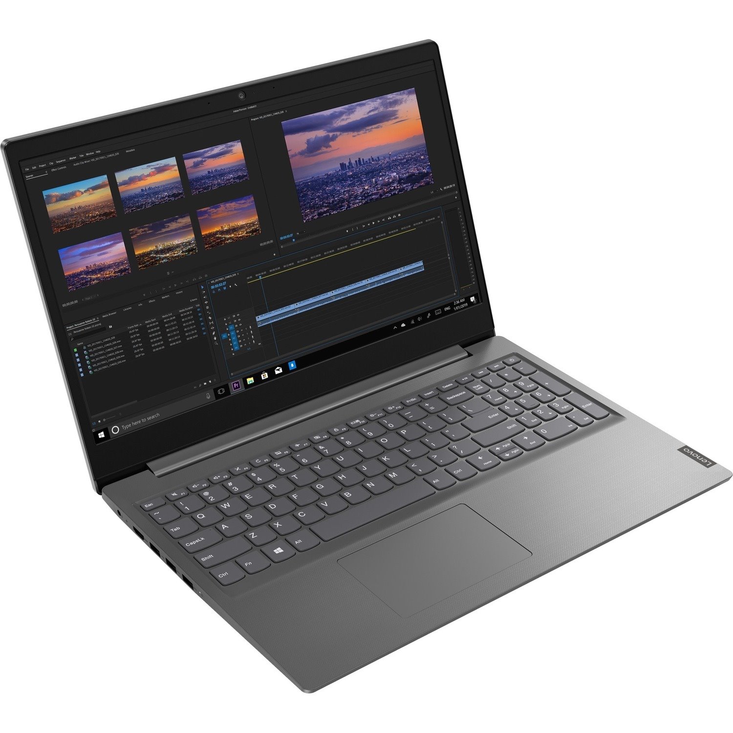 Lenovo V15 ADA 82C70006UK 39.6 cm (15.6") Notebook - Full HD - 1920 x 1080 - AMD Ryzen 5 3500U Quad-core (4 Core) 2.10 GHz - 8 GB Total RAM - 256 GB SSD - Iron Grey